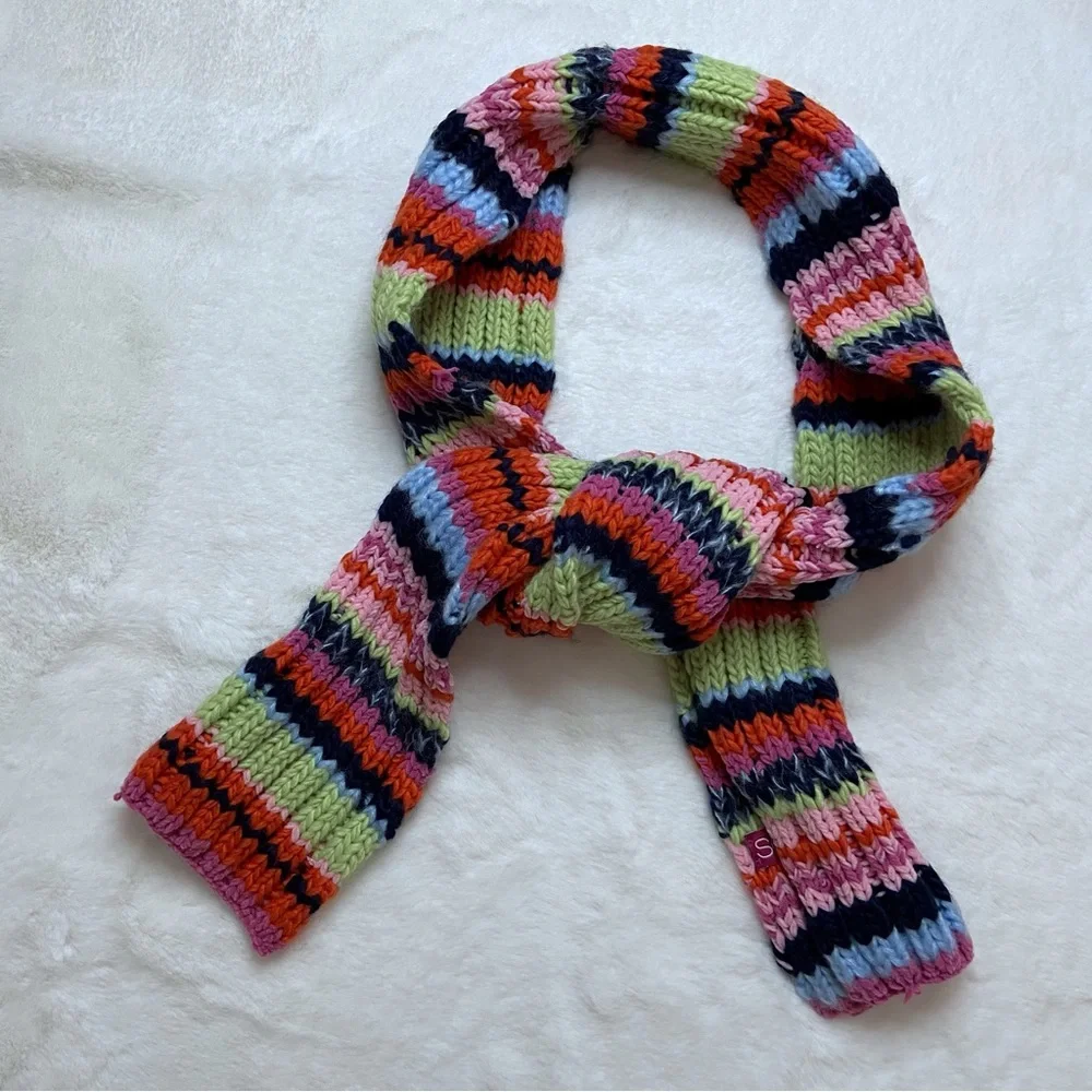 N/A rainbow knitted